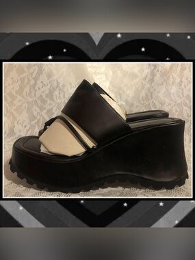 Vintage 90s Chunky Platform Wedges